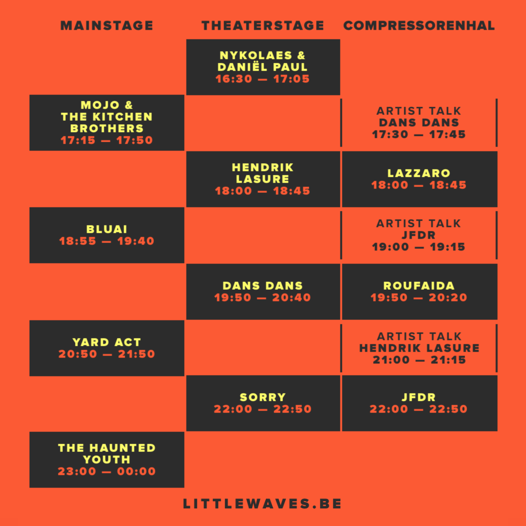 Little Waves 2023: timetable